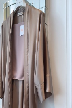 Camel Silk Abaya