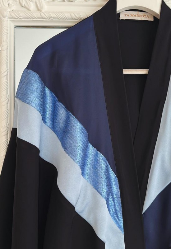 Azure Layers Abaya