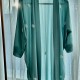 Aqua Georgette Abaya