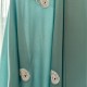 Aqua Georgette Abaya