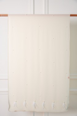 Pearl Feather Georgette Scarf