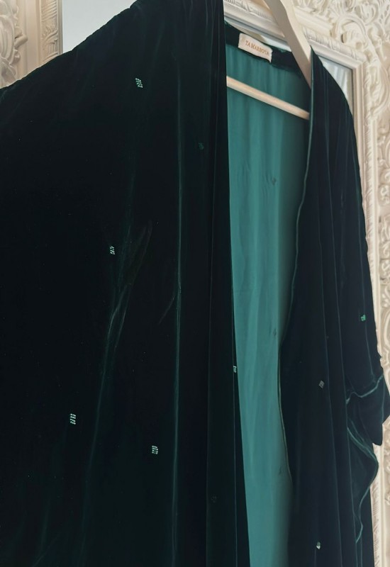 Velvet Emerald Abaya