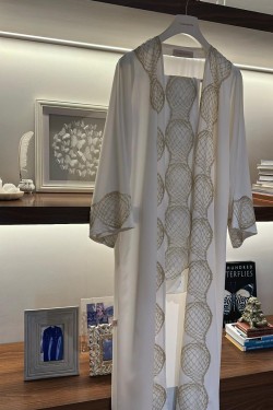 Golden Circles Abaya